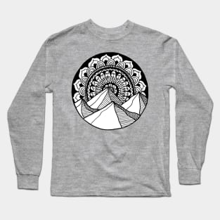 Mountain Mandala Long Sleeve T-Shirt